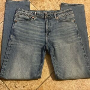 Men’s blue straight American eagle jeans 32x34